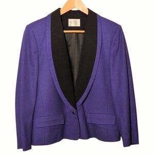 Pendleton Vintage Wool Blazer Purple Womens Size 10 Made in USA
